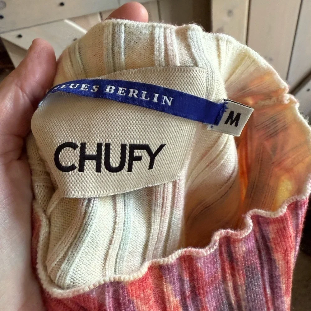 Chufy Ribbed Mock Neck Sweater